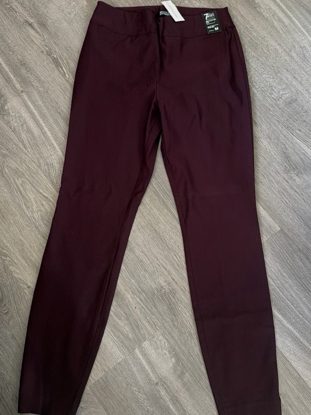 New York & Company Slim Stretch Pants - Burgundy